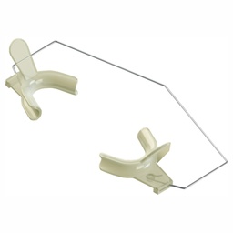 [75.01.043] Cheek Retractor Large With Metal Arch - Autoclavable